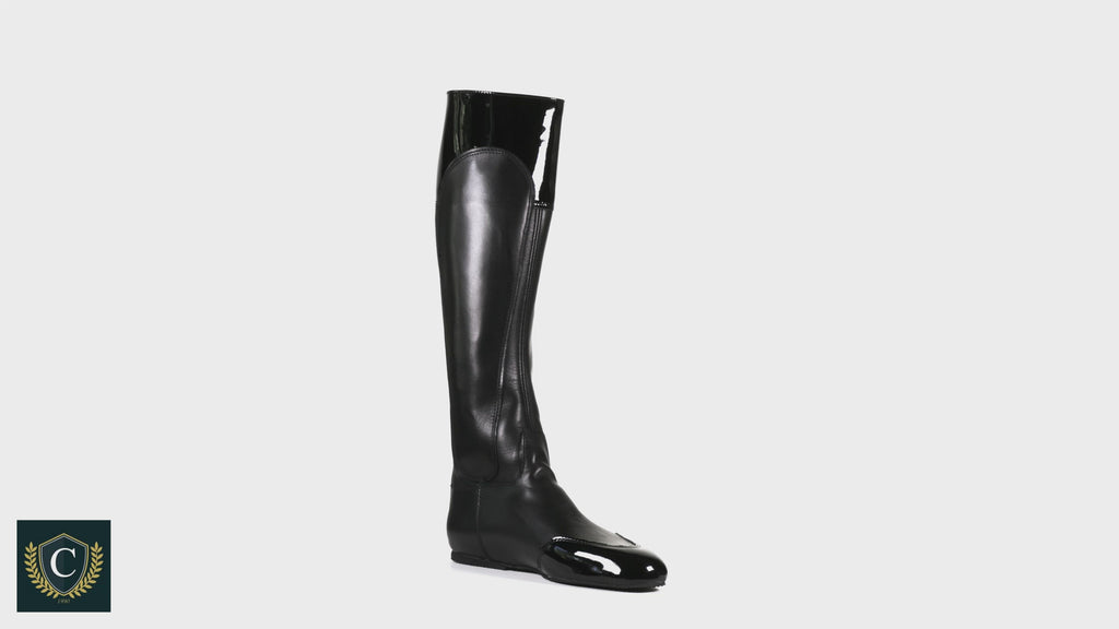 BOTTES D'OBSTACLE EN CUIR